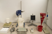 Two-component backfilling test equipment